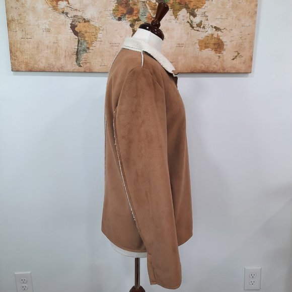 Faux suede & shearling jacket - Unlisted by Kenneth Cole brand - Picture 9 of 10